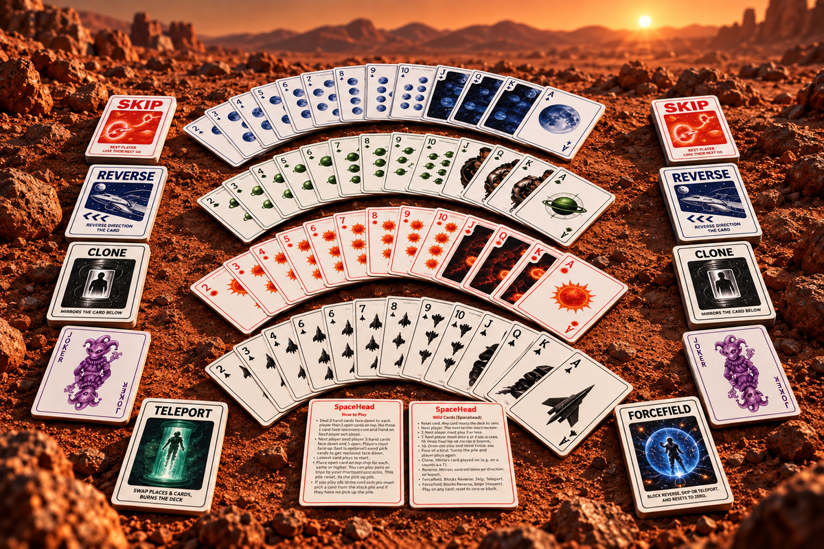 Spacehead Card Game